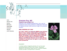 Tablet Screenshot of gretchenfreymd.com